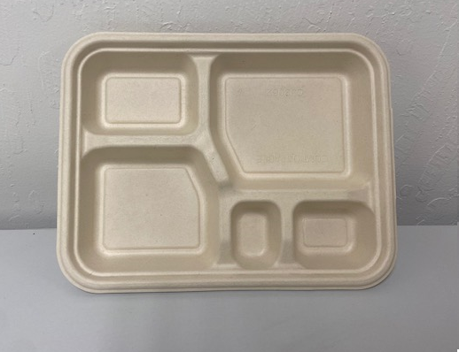 PULP TRAY, 5-COMPARTMENT, 10.5&quot;x8.25&quot;x1.5&quot;, 300CT