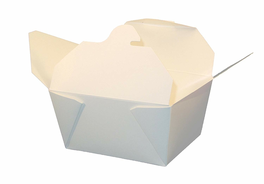 BP1W, WHITE #1 PAPER FOOD CONTAINER, 450CT