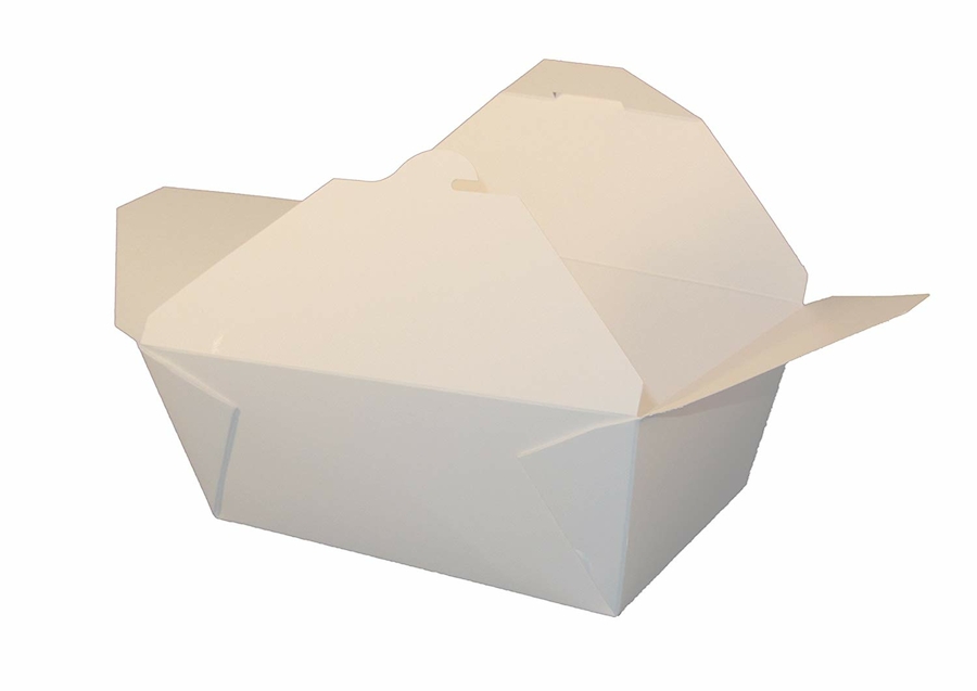 BP4W, WHITE #4 PAPER FOOD CONTAINER, 160CT 