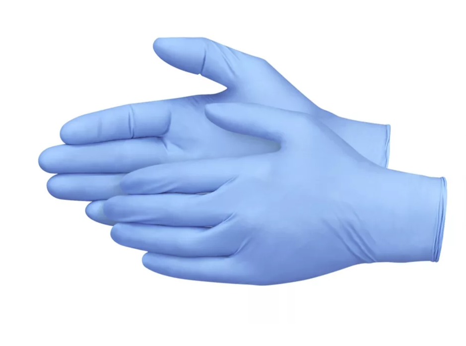 NITRILE X-LARGE GLOVE, BLUE, POWDER FREE (1000/CS)