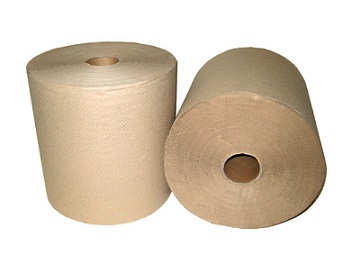 1-PLY ROLL BROWN TOWEL, 600&#39;, (12RL/CS) 