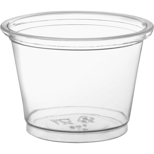 PSC1, 1OZ PORTION CUP, CLEAR (2500/CS) DOMO