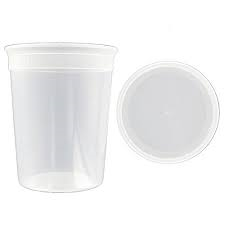 SOUP CUP LID, NO HOLE (500/CS)