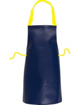 VINYL APRON, BLUE/ YELLOW (APRPB-ZDPLXL)